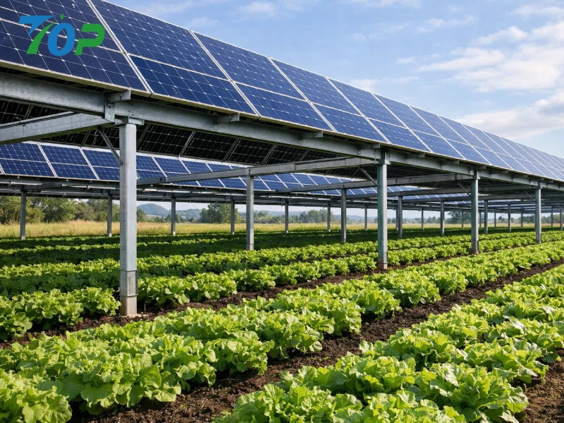 Agrivoltaics: Cara Nuwuhake Tetanduran Ngasilake Dhuwur Ing Panel Surya