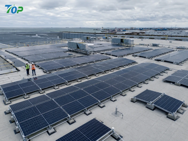 Sistem Pemasangan Ballast Solar Atap Datar Non-Tembus: Solusi Kedap Air Kelas Teknik kanggo Proyek PV Atap Komersial