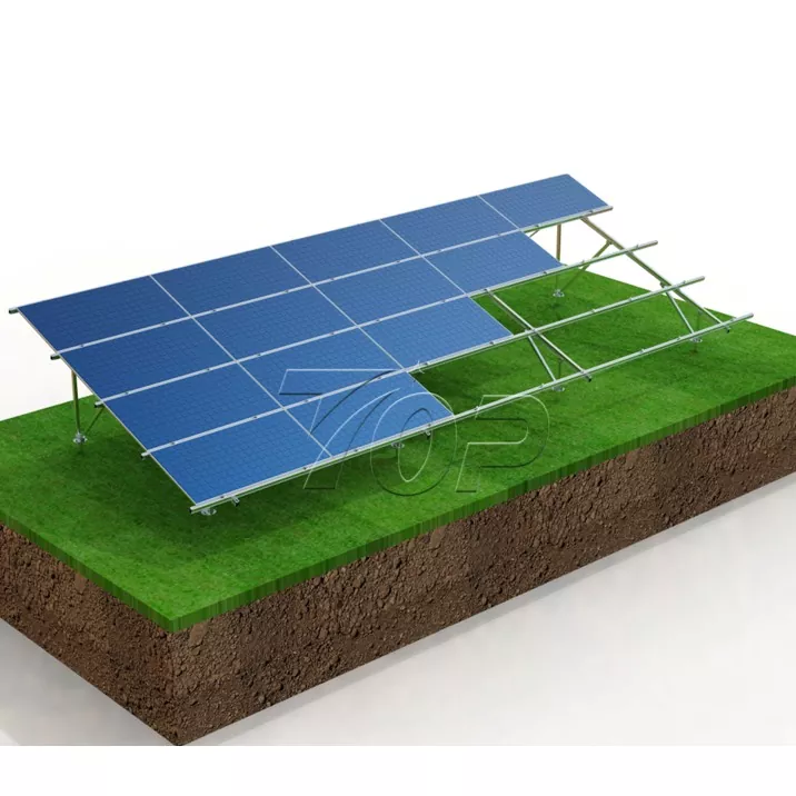Sistem Pemasangan Solar Ground Aluminium