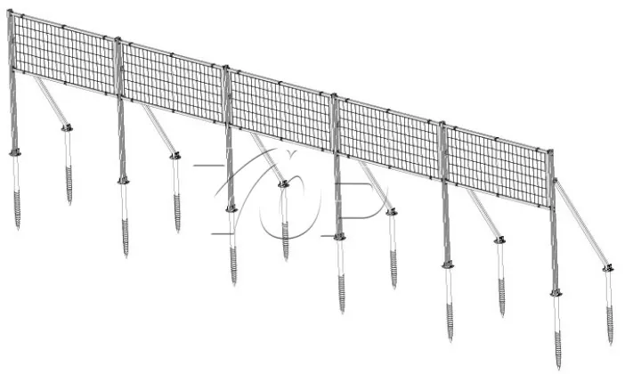 Bifacial Agri Panel Vertical Solar Bracket System