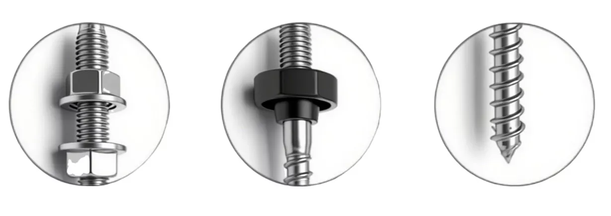 Wood Thread Hanger Bolt for Solar Mounting