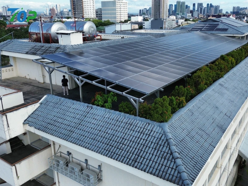 Space-Optimized Elevated Solar Racking Struktur | Studi Kasus Manila