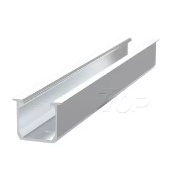 Rel Aluminium Tipe U kanggo Sistem Pemasangan Panel Surya
